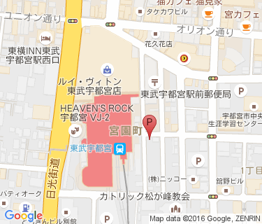 TOBU PARK 東武宇都宮駅第3駐輪場の地図