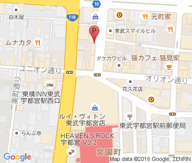 TOBU PARK 東武宇都宮駅第1駐輪場の地図