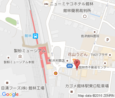 TOBU PARK 館林駅東口駐輪場の地図