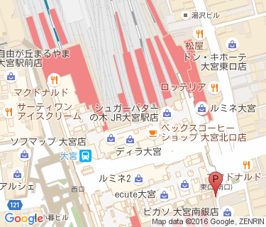 市営大宮駅東口錦町自転車駐車場の地図