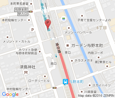 市営与野本町第1自転車駐車場の地図