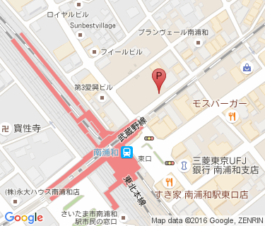 南浦和北第1自転車駐車場の地図
