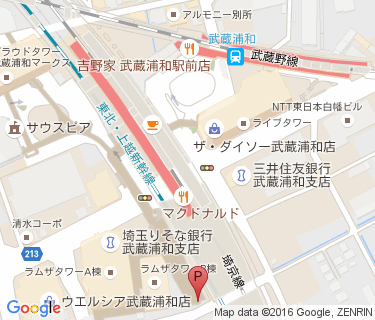 市営武蔵浦和駅南自転車駐車場の地図