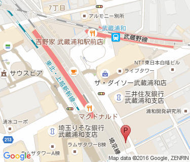 武蔵浦和臨時第1自転車駐車場の地図