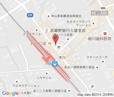 三井のリパーク 入曽駅前駐輪場の地図