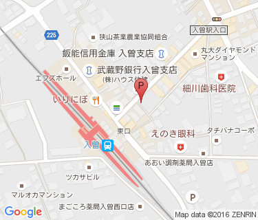 三井のリパーク 入曽駅前第2駐輪場の地図