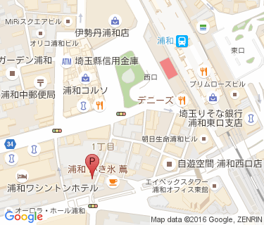 三井のリパーク 浦和駅前第3駐輪場の地図