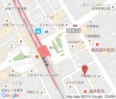 三井のリパーク 北本駅前駐輪場の地図