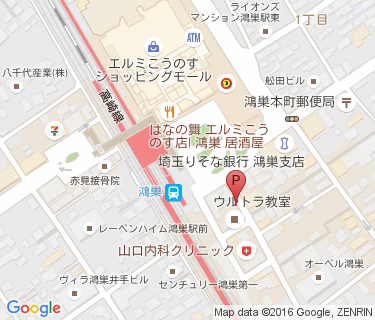 三井のリパーク 鴻巣駅前駐輪場の地図