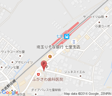 三井のリパーク 七里駅前第2駐輪場の地図