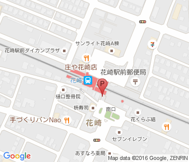 三井のリパーク 花崎の地図