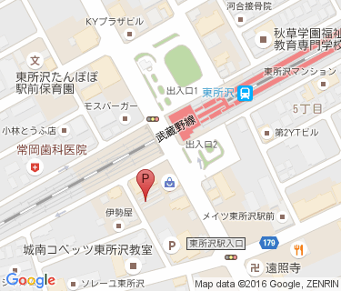 SAKAE東所沢駐輪場の地図