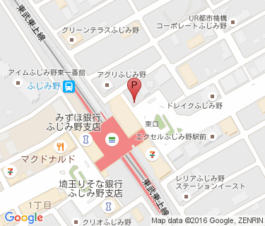 三井のリパーク ふじみ野駅前駐輪場の地図