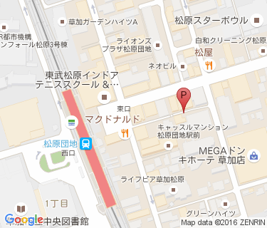 三井のリパーク SAP松原駐輪場の地図