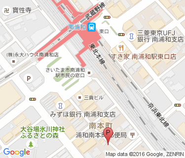 三井のリパーク 南浦和駅前第2駐輪場の地図