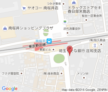 三井のリパーク 南桜井駅前第3駐輪場の地図