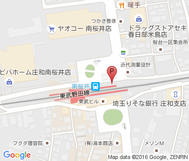 三井のリパーク 南桜井駅前第4駐輪場の地図