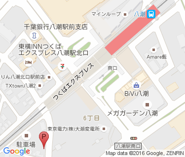 三井のリパーク 八潮駅前第2駐輪場の地図