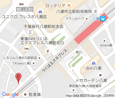 三井のリパーク 八潮駅前駐輪場の地図