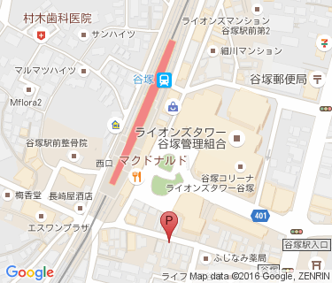 三井のリパーク 谷塚駅前第2駐輪場の地図
