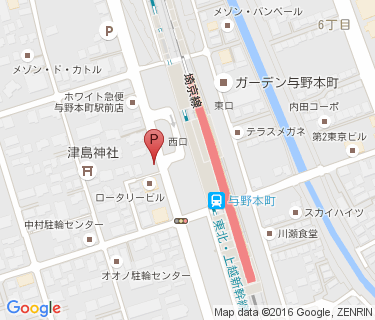 三井のリパーク 与野本町駅前駐輪場の地図