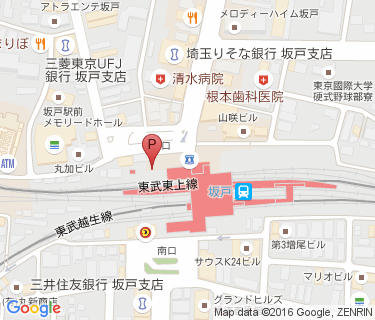 TOBU PARK 坂戸駅北口第2駐輪場の地図