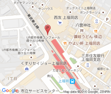 TOBU PARK 東武ストア上福岡店第2駐輪場の地図