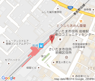 TOBU PARK 岩槻駅前駐輪場の地図