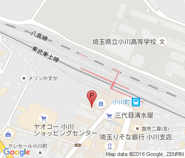 ECOPOOL 小川町駅駐輪場の地図