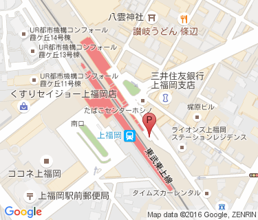 TOBU PARK 上福岡駅北口駐輪場の地図