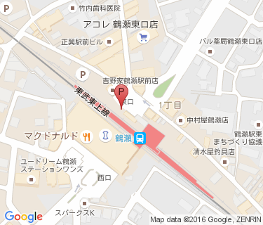 TOBU PARK 鶴瀬駅東口駐輪場の地図