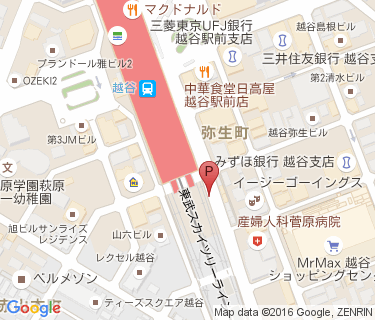TOBU PARK 越谷駅東口駐輪場の地図