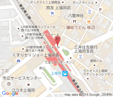 TOBU PARK 東武ストア上福岡店第1駐輪場の地図