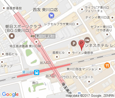 東川口駅北口サイクルポート第1の地図