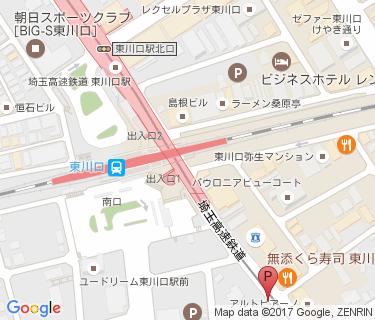 東川口駅前第2コイン式駐輪場の地図