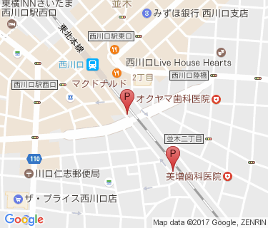西川口駅第2自転車置場の地図