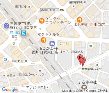 西川口駅第3自転車置場の地図