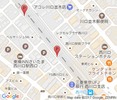 西川口駅第5自転車置場の地図