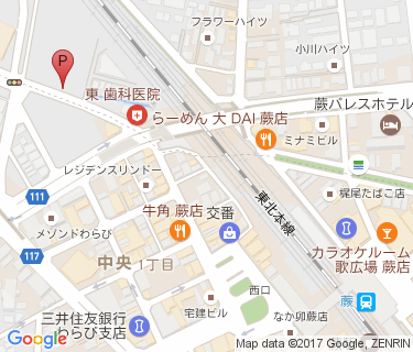 蕨駅第4自転車置場の地図