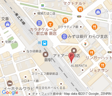 CCP蕨駅東口駐輪場の地図