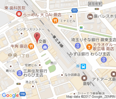山本自転車預り所の地図