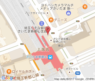 CCPさいたま新都心駅東口駐輪場の地図