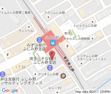 CCPふじみ野駅前駐輪場の地図