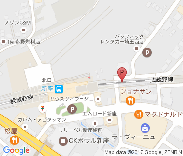 CCP新座駅東第2駐輪場の地図