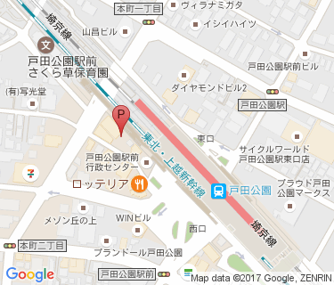 ST-Park戸田公園駅西口駐輪場の地図