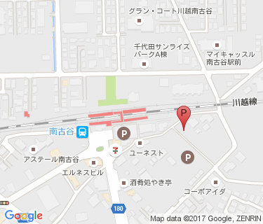 サイクルポート南古谷2の地図