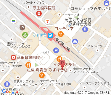 サイクルポートみずほ台1の地図