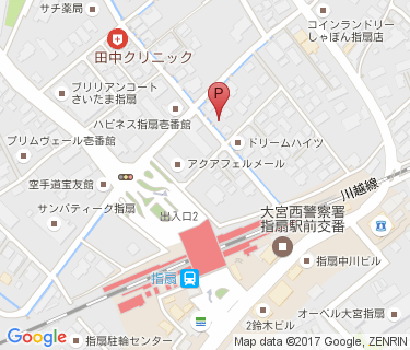 サイクルポート指扇駅前1の地図