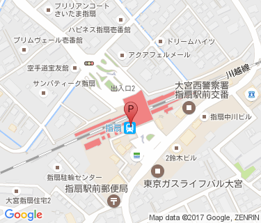 サイクルポート指扇駅前2の地図