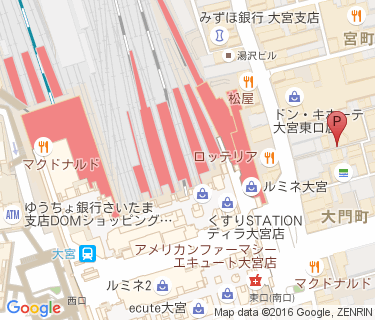 サイカパーク 大宮駅東口さくら小路駐輪場の地図